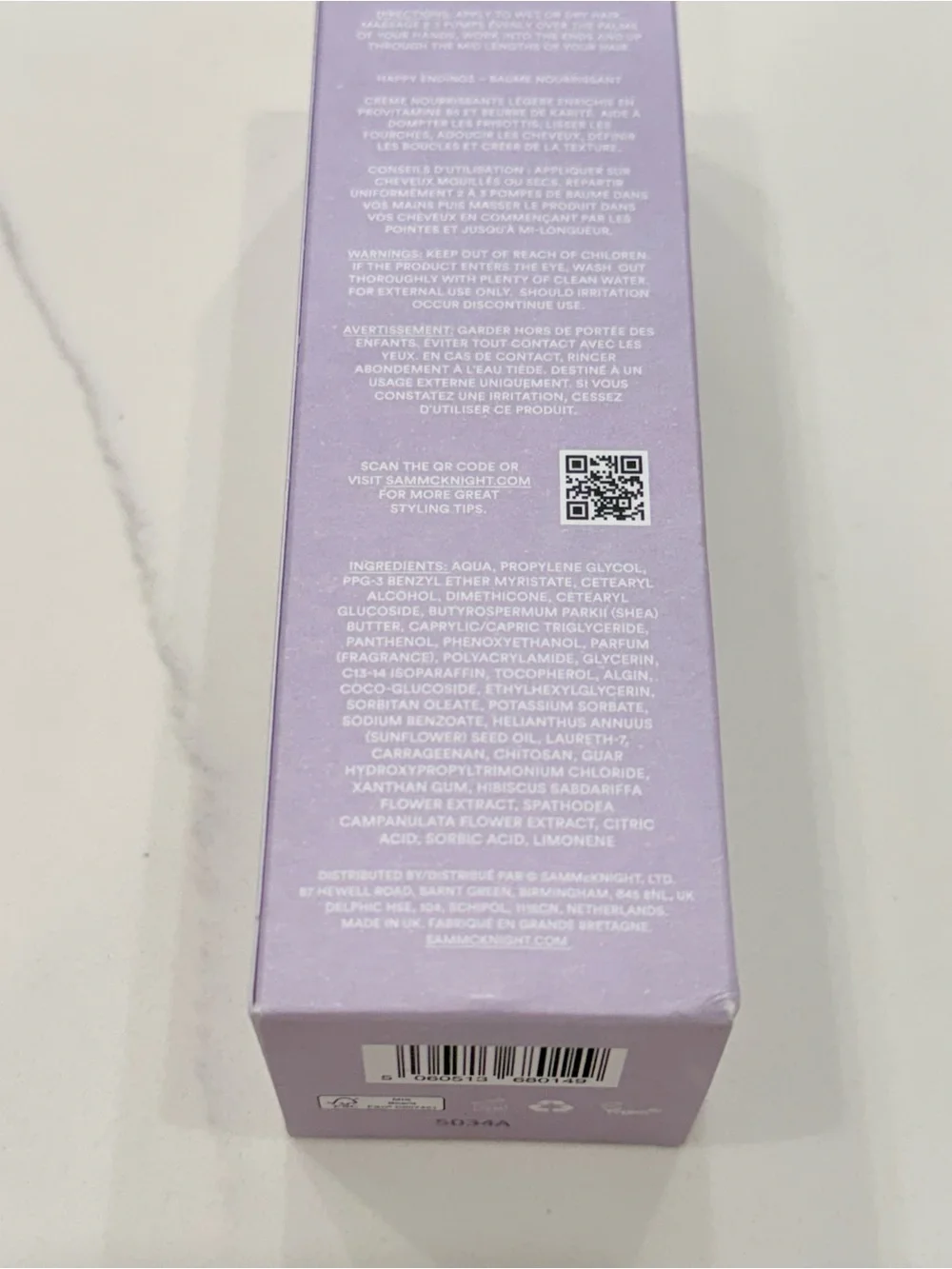 Hair by Sam McKnight Happy Endings Nourishing Balm